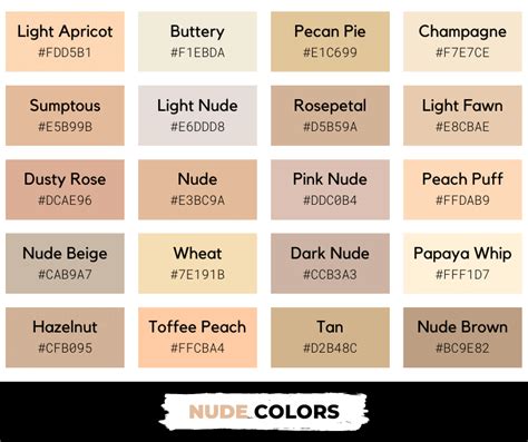 nude colour meaning|Nude Color: Meaning, Hex Code, 147 Palettes